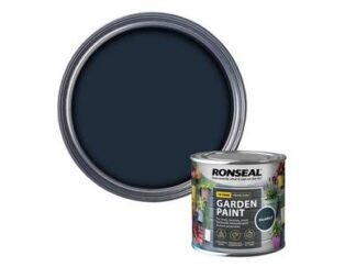 Ronseal Garden Paint Black Bird 250ml (5010214873821) RSLGPBLKB250