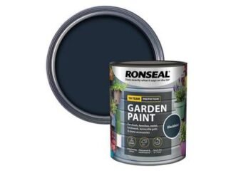 Ronseal Garden Paint Black Bird 750ml (5010214874064) RSLGPBLKB750