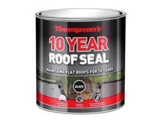 Ronseal Thompsons 10 Year Roof Seal Black 4 litre (5010214801466) RSLHPRSBL4L *Restrictions - See Description*
