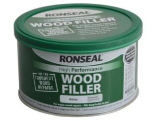 Ronseal High-Performance Wood Filler White 275g (5010214825752) RSLHPWFW275G