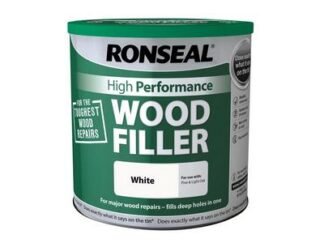 Ronseal High-Performance Wood Filler White 3.7kg (5010214882397) RSLHPWFW37K *Restrictions - See Description*