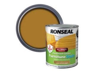 Ronseal Ultimate Protection Hardwood Garden Furniture Stain Natural Matt 750ml (5010214864294) RSLHWFSNM750