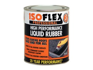 Ronseal Isoflex Liquid Rubber Black 750ml (5010214567003) RSLILR750 *Restrictions - See Description*