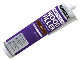 Ronseal Multipurpose Wood Filler Cartridge Dark 310ml (5010214833689) RSLMPWFD310