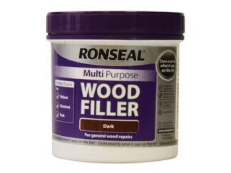 Ronseal Multipurpose Wood Filler Tub Dark 465g (5010214808052) RSLMPWFD465