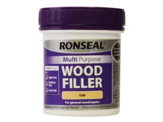 Ronseal Multipurpose Wood Filler Tub Oak 250g (5010214875290) RSLMPWFO250G