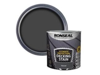 Ronseal Ultimate Protection Decking Stain Charcoal 2.5 litre (5010214891085) RSLNUDSC25L *Restrictions - See Description*