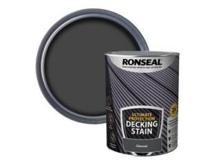 Ronseal Ultimate Protection Decking Stain Charcoal 5 litre (5010214891092) RSLNUDSC5L *Restrictions - See Description*
