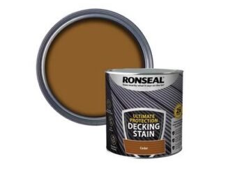 Ronseal Ultimate Protection Decking Stain Cedar 2.5 litre (5010214891061) RSLNUDSCE25L *Restrictions - See Description*
