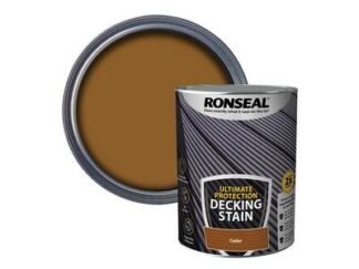 Ronseal Ultimate Protection Decking Stain Cedar 5 litre (5010214891078) RSLNUDSCE5L *Restrictions - See Description*