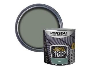 Ronseal Ultimate Protection Decking Stain Sage 2.5 litre (5010214892211) RSLNUDSS25L *Restrictions - See Description*