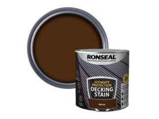 Ronseal Ultimate Protection Decking Stain Walnut 2.5 litre (5010214891047) RSLNUDSWN25L