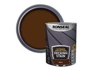 Ronseal Ultimate Protection Decking Stain Walnut 5 litre (5010214891054) RSLNUDSWN5L