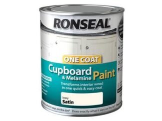 Ronseal One Coat Cupboard & Melamine Paint Ivory Satin 750ml (5010214850723) RSLOCCPIS750