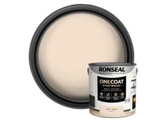 Ronseal One Coat Everywhere Interior Soft Sand Matt 2.5 litre (5056402400592) RSLOCESM25L *Restrictions - See Description*