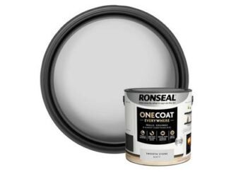 Ronseal One Coat Everywhere Interior Smooth Stone Matt 2.5 litre (5056402400516) RSLOCESSM25L *Restrictions - See Description*