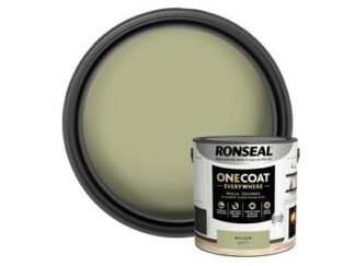 Ronseal One Coat Everywhere Interior Willow Matt 2.5 litre (5056402400530) RSLOCEWM25L *Restrictions - See Description*