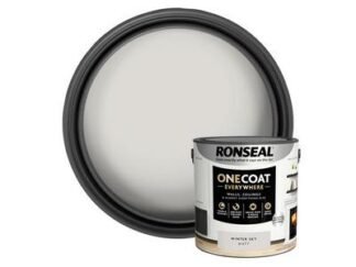 Ronseal One Coat Everywhere Interior Winter Sky Matt 2.5 litre (5056402400493) RSLOCEWSM25L *Restrictions - See Description*