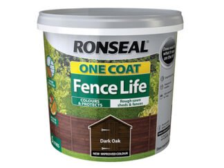 Ronseal One Coat Fence Life Dark Oak 5 litre (5010214882885) RSLOCFLDO5L