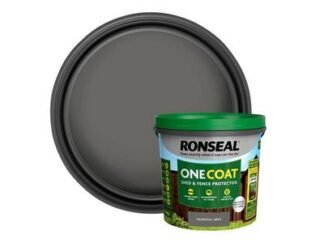 Ronseal One Coat Shed & Fence Protection Dark Oak 5 litre (5056402401469) RSLOCFLDO5LN *Restrictions - See Description*