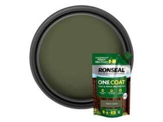 Ronseal One Coat Shed & Fence Refill Pouch Forest Green 950ml (5056402401704) RSLOCFLFGPCH *Restrictions - See Description*