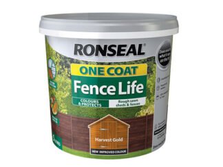 Ronseal One Coat Fence Life Harvest Gold 5 litre (5010214882922) RSLOCFLHG5L