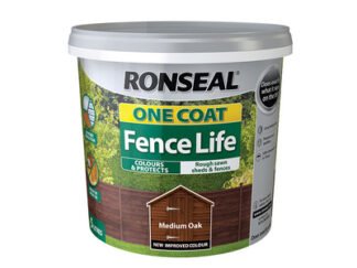 Ronseal One Coat Fence Life Medium Oak 5 litre (5010214882892) RSLOCFLMO5L