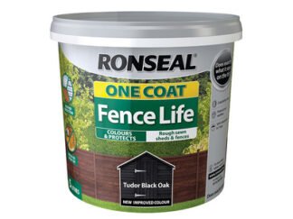 Ronseal One Coat Fence Life Tudor Black Oak 5 litre (5010214882939) RSLOCFLTBO5L