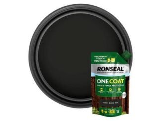 Ronseal One Coat Shed & Fence Refill Pouch Tudor Black 950ml (5056402401728) RSLOCFLTBPCH *Restrictions - See Description*