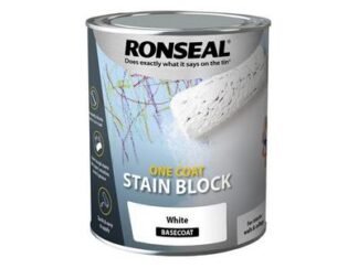 Ronseal One Coat Stain Block White 2.5 litre (5010214869619) RSLOCSBW25L