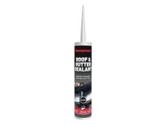 Ronseal Thompsons Roof & Gutter Sealant Black 310ml (5010214840304) RSLTRGSB310 *Restrictions - See Description*