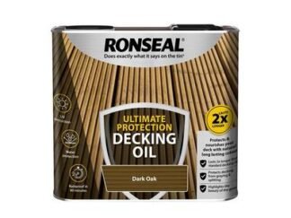 Ronseal Ultimate Protection Decking Oil Dark Oak 2.5 litre (5010214869381) RSLUDODO25L *Restrictions - See Description*
