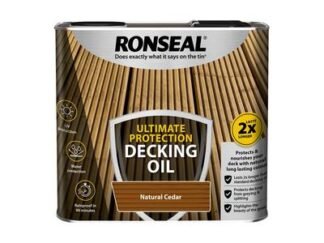 Ronseal Ultimate Protection Decking Oil Natural Cedar 2.5 litre (5010214869343) RSLUDONC25L *Restrictions - See Description*
