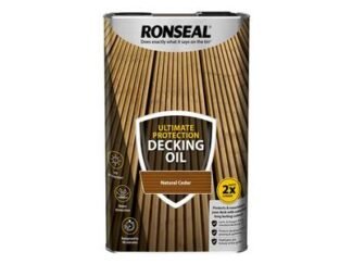 Ronseal Ultimate Protection Decking Oil Natural Cedar 5 litre (5010214872985) RSLUDONC5L *Restrictions - See Description*