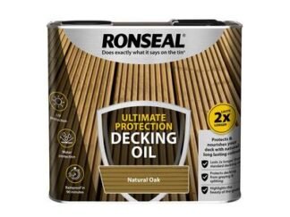 Ronseal Ultimate Protection Decking Oil Natural Oak 2.5 litre (5010214869350) RSLUDONO25L *Restrictions - See Description*
