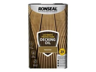 Ronseal Ultimate Protection Decking Oil Natural Oak 5 litre (5010214872992) RSLUDONO5L *Restrictions - See Description*