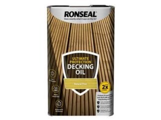 Ronseal Ultimate Protection Decking Oil Natural Pine 5 litre (5010214873005) RSLUDONP5L *Restrictions - See Description*