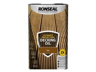 Ronseal Ultimate Protection Decking Oil Teak 5 litre (5010214872961) RSLUDOT5L *Restrictions - See Description*