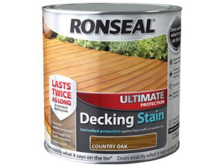 Ronseal Ultimate Protection Decking Stain Country Oak 2.5 litre (5010214869046) RSLUDSCO25L *Restrictions - See Description*