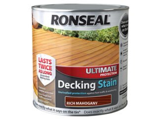 Ronseal Ultimate Protection Decking Stain Rich Mahogany 2.5 litre (5010214869091) RSLUDSRM25L *Restrictions - See Description*