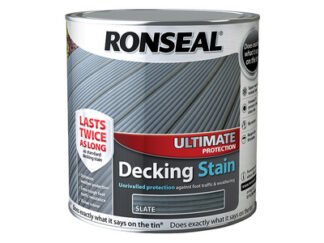 Ronseal Ultimate Protection Decking Stain Slate 2.5 litre (5010214869138) RSLUDSS25L *Restrictions - See Description*
