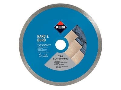 RUBI Tiling Tools CPA350 Continuous Rim Diamon Blade 350mm (8413797309317) RUB30931