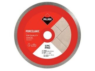 RUBI Tiling Tools CPC250 PRO Continuous Rim Diamond Blade 250mm (8413797309591) RUB30959