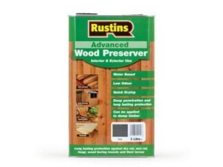 Rustins Advanced Wood Preserver Grey 5 litre (5015332004126) RUSAWPGY5L