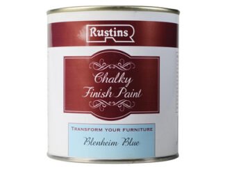 Rustins Chalky Finish Paint Blenheim Blue 500ml (5015332001217) RUSCPBB500