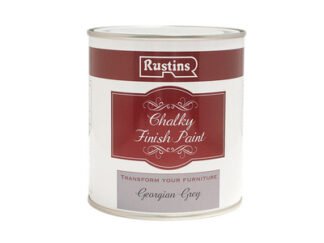 Rustins Chalky Finish Paint Georgian Grey 250ml (5015332001071) RUSCPG250 *Restrictions - See Description*