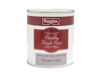 Rustins Chalky Finish Paint Georgian Grey 500ml (5015332001088) RUSCPG500 *Restrictions - See Description*
