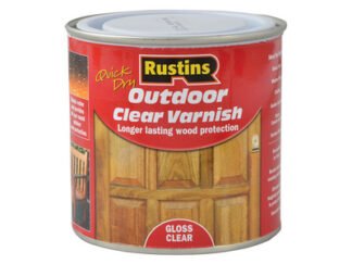 Rustins Exterior Varnish Clear Gloss 250ml (5015332710010) RUSEVG250 *Restrictions - See Description*