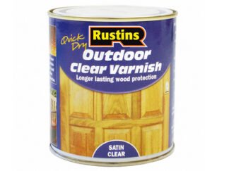 Rustins Exterior Varnish Satin 250ml (5015332711017) RUSEVS250
