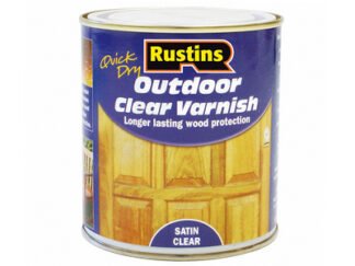 Rustins Exterior Varnish Satin 2.5 litre (5015332711048) RUSEVS25L